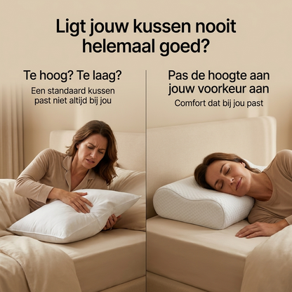 ErgoRest™ – Ergonomisch Memory Foam Neksteunkussen